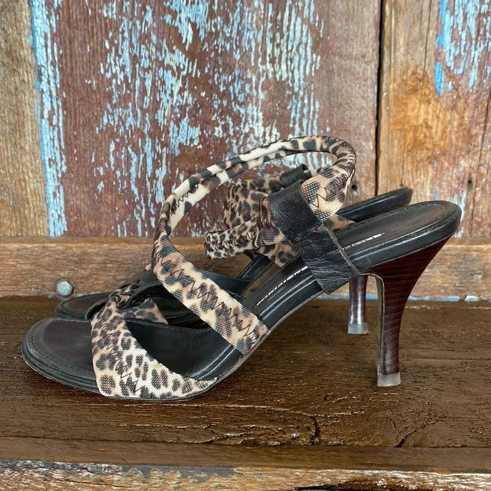 Donald Pliner Heeled Leopard Sandals